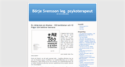 Desktop Screenshot of borjesvensson.se