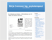 Tablet Screenshot of borjesvensson.se
